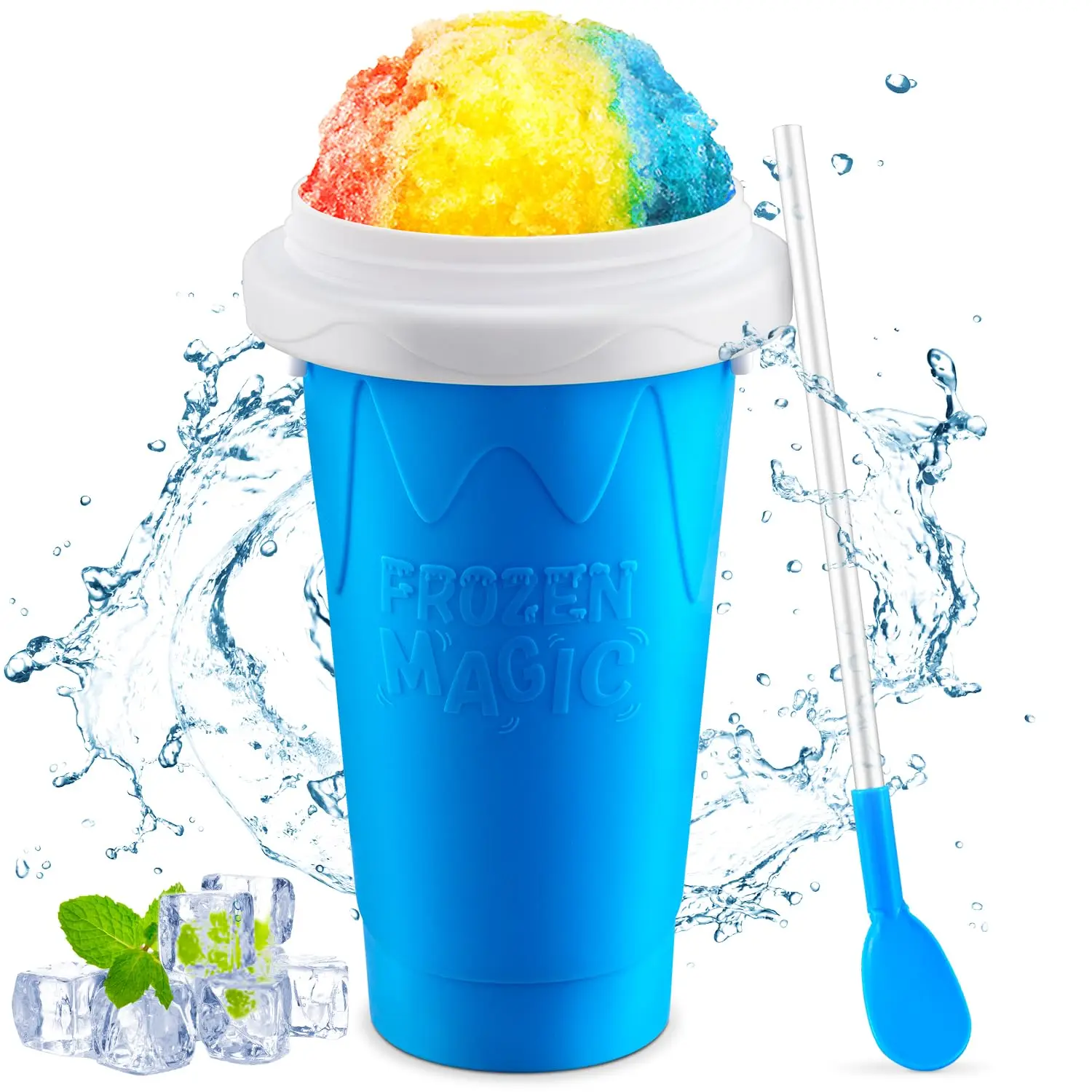 Slushie Machine Vending - 2024 夏マジックスラッシュメーカースクイーズカップ自家製ミルクシェイクメーカー冷却カップスクイーズ DIY 家族のため