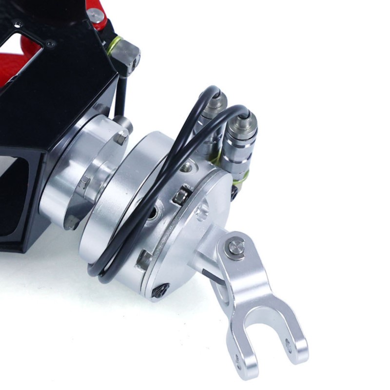 Crane Claw Motor - 金属製油圧クロー小型グラップル、1/14 RCクレーントラック、リモコンダンプカー、電動ティッパー、DIY玩具モデル、ローリー車両用