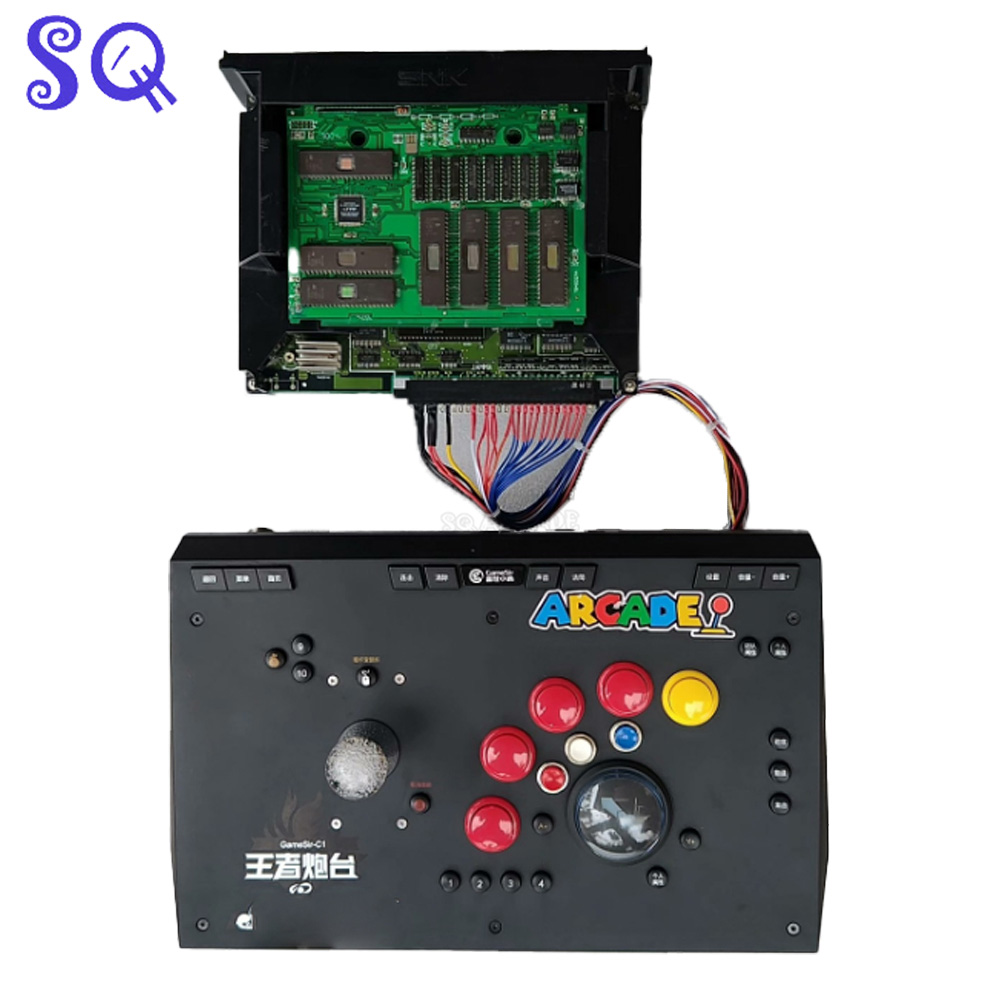 Arcade Button Pcb - JAMMA,PCB,Neogeo,MVS,IGS用の6ボタンアーケードジョイスティックコントローラー