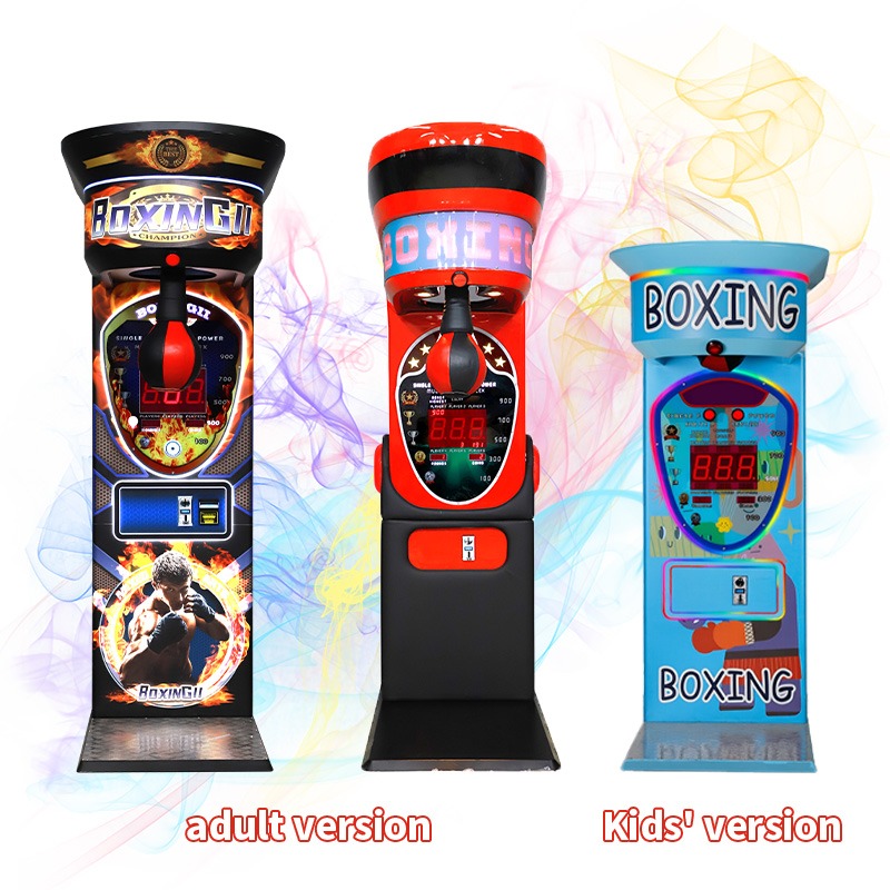 Boxing Machine Arcade - バー、ジム、アミューズメントセンター向けのカスタムコイン式ボクシングパンチマシンアーケードゲーム