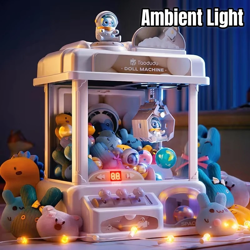 Claw Crane Machine - 女の子のためのアーケードクローマシン,コイン,ゲーム,賞品,キャンディーの自動販売,クレーンドール,子供へのギフト