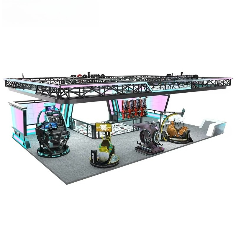 Arcade Games & Vending Llc - VRテーマパーク バーチャルリアリティ 9Dアーケードゲームシミュレーター 5Dゲーム 屋外遊園地 12Dゲーム機