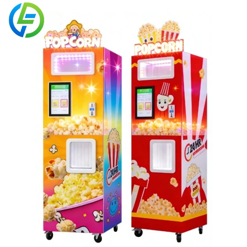 Popcorn Vending Machine - カスタマイズ可能な工場直送新型自動ポップコーン販売機 110V/220V 業務用 簡単投資で収益性の高い事業に最適