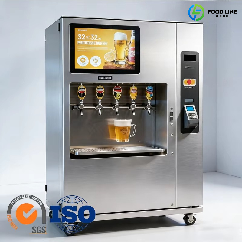 Popcorn Vending Machine - セルフサービス金属製ビール自動販売機SDKクラウドベース管理クレジットカード・コイン決済ドラフトビールカスタマイズ