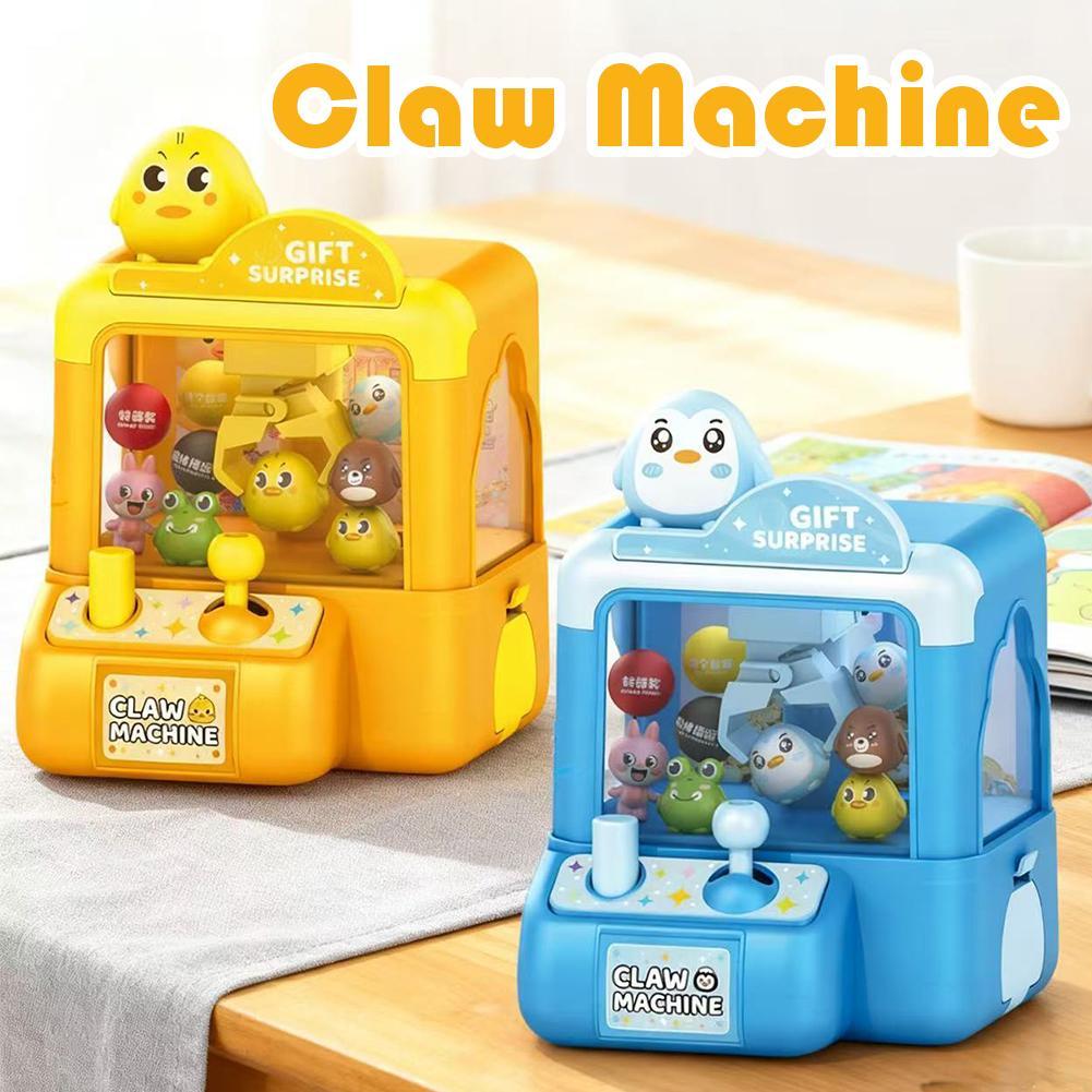 Claw Crane Machine - DIY自動人形販売機アップグレード版、子供向けコイン式プレイゲーム、ミニクレーンゲーム、クリスマスギフト用音楽付き人形キャッチャー