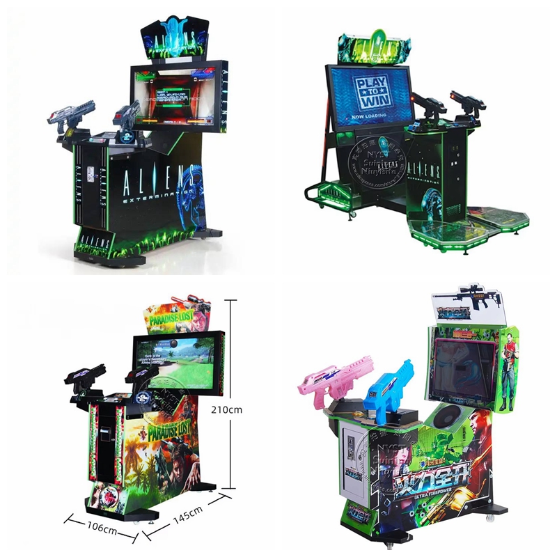 Gun Shooting Arcade - エイリアンガンシューティングマシンゲームルームアミューズメントセンターパーク格安コイン式シミュレータービデオアーケードマシン