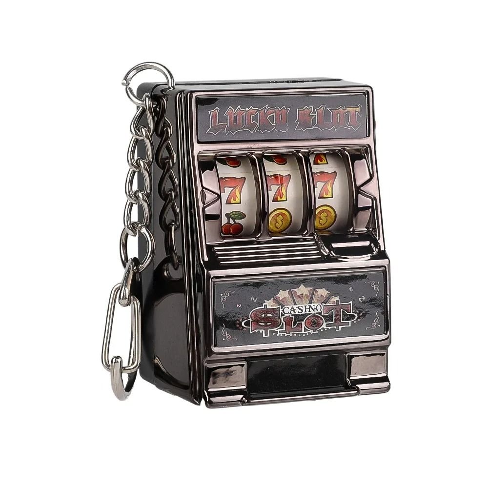 ミニギャンブルスロットマシンキーホルダー、クリエイティブアー - Arcade Game Jackpot のレビューと価格