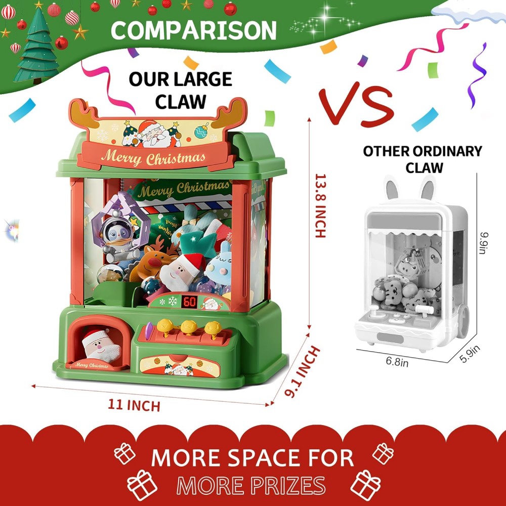 子供のためのクリスマスの爪のマシン,ミニ自動販売機,キャンデ - Arcade Vending & Laundry Revenue のレビューと価格