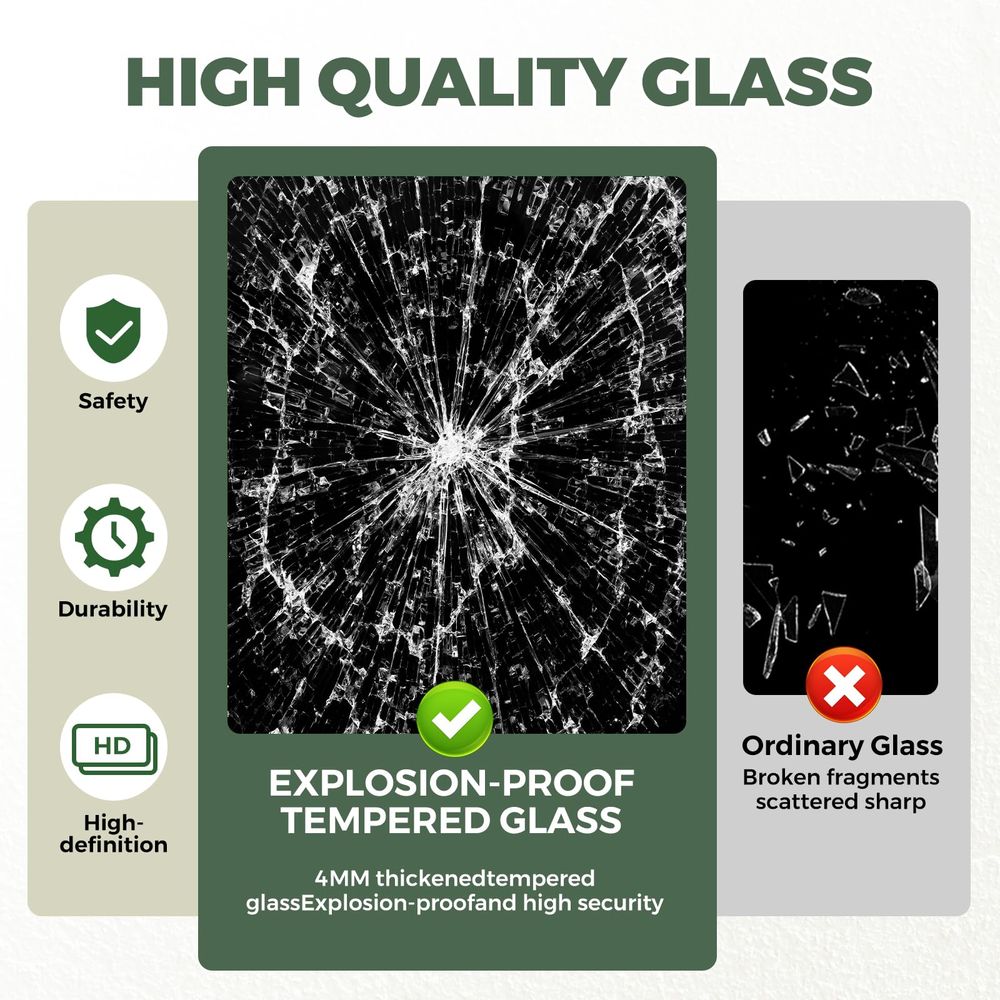 LEDライトとロック付きディスプレイキャビネット、4段強化ガ - Glass Cabinet Display のレビューと価格
