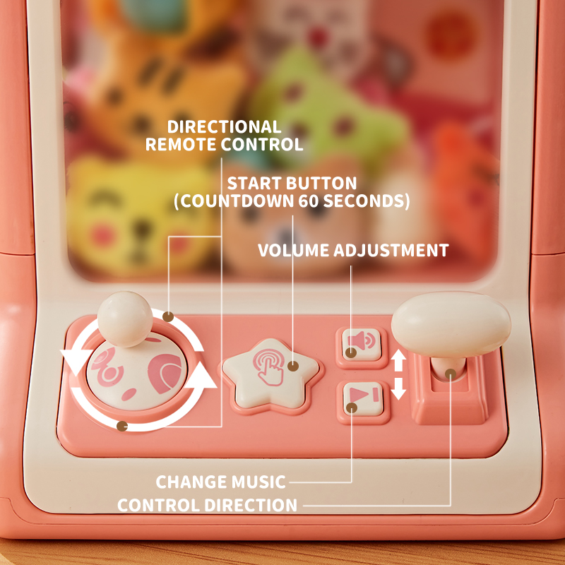 子供用DIY電動クレーンゲーム、女の子向けミニドールつかみ取 - Claw Crane Machine のレビューと価格