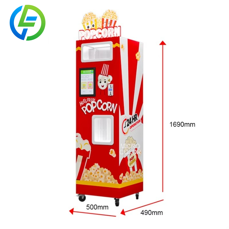 カスタマイズ可能な業務用ポップコーンマシン　人気沸騰中！全自 - Popcorn Vending Machine のレビューと価格