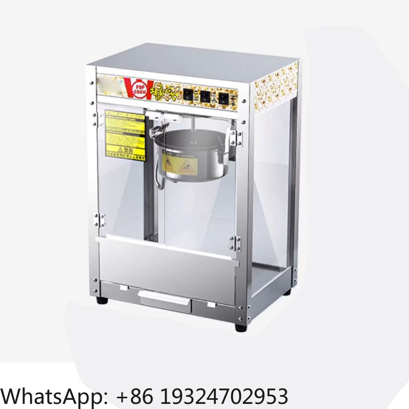 全自動業務用ポップコーンマシン 220/110V ステンレス - Popcorn Vending Machine のレビューと価格