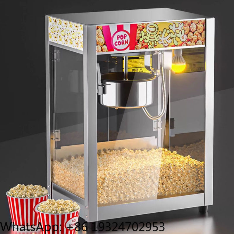 全自動業務用ポップコーンマシン 220/110V ステンレス - Popcorn Vending Machine のレビューと価格