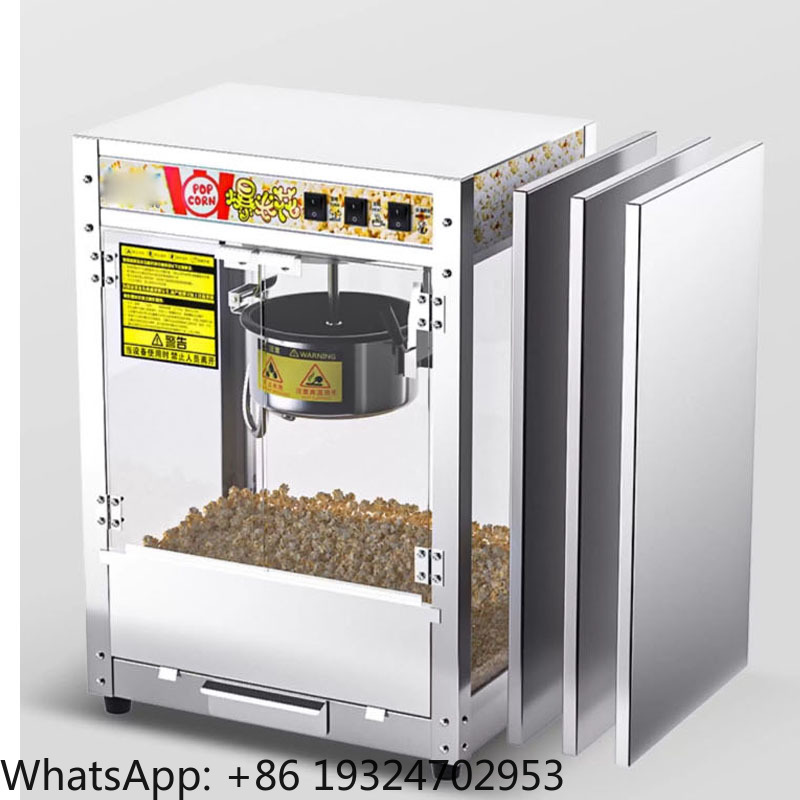 全自動業務用ポップコーンマシン 220/110V ステンレス - Popcorn Vending Machine のレビューと価格
