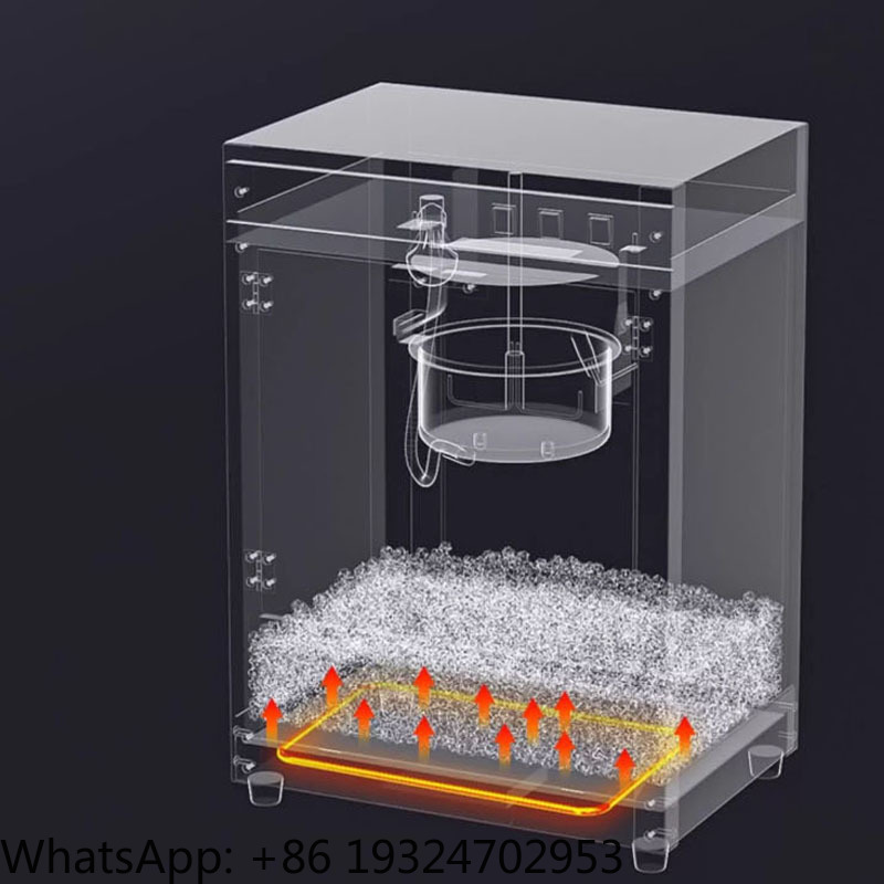 全自動業務用ポップコーンマシン 220/110V ステンレス - Popcorn Vending Machine のレビューと価格