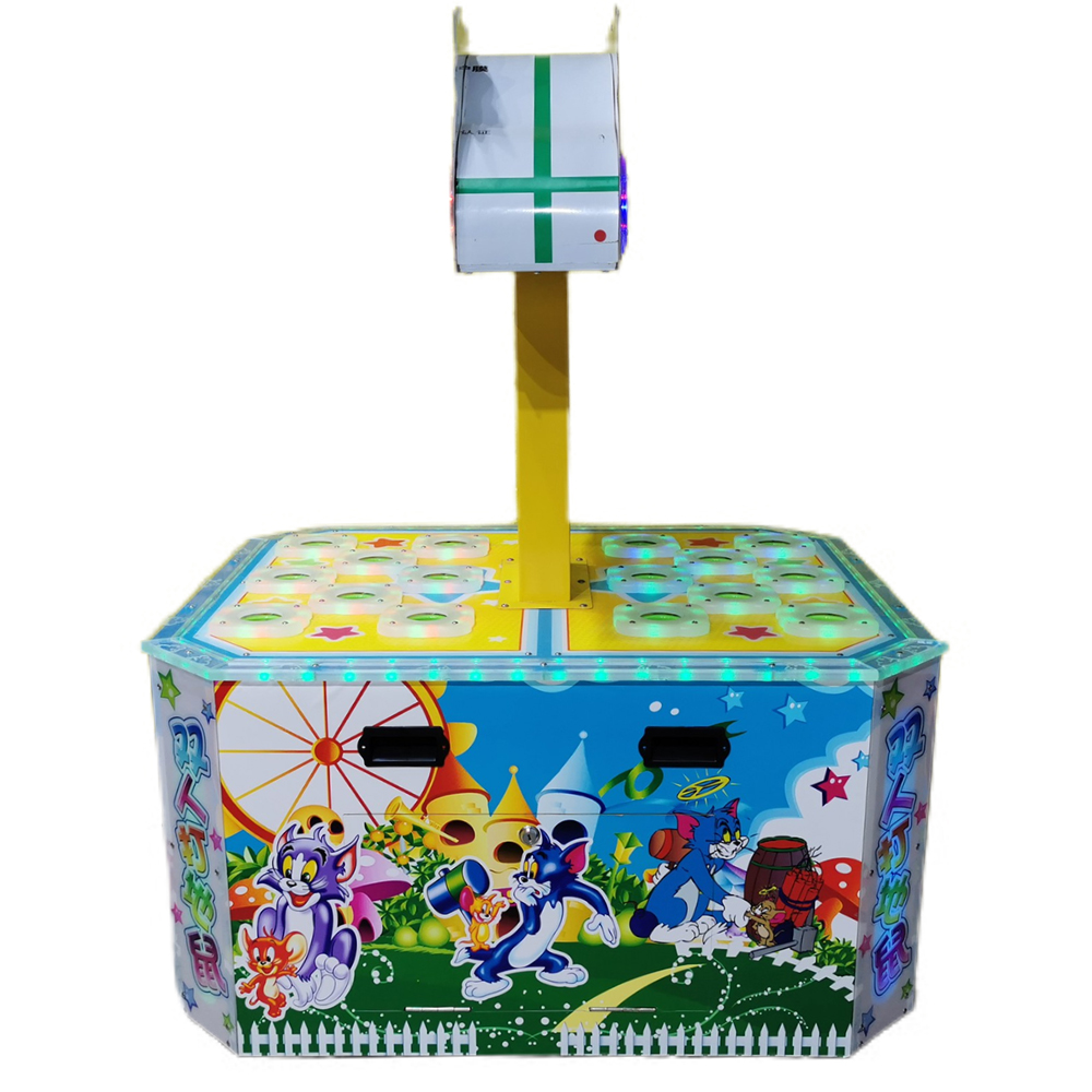 LED 2/4/6/8人用アーケードハンマーゲーム機 室内ス - Whack A Mole Arcade のレビューと価格