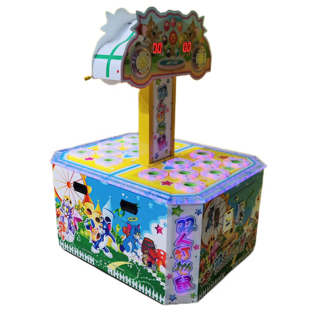 LED 2/4/6/8人用アーケードハンマーゲーム機 室内ス - Whack A Mole Arcade のレビューと価格
