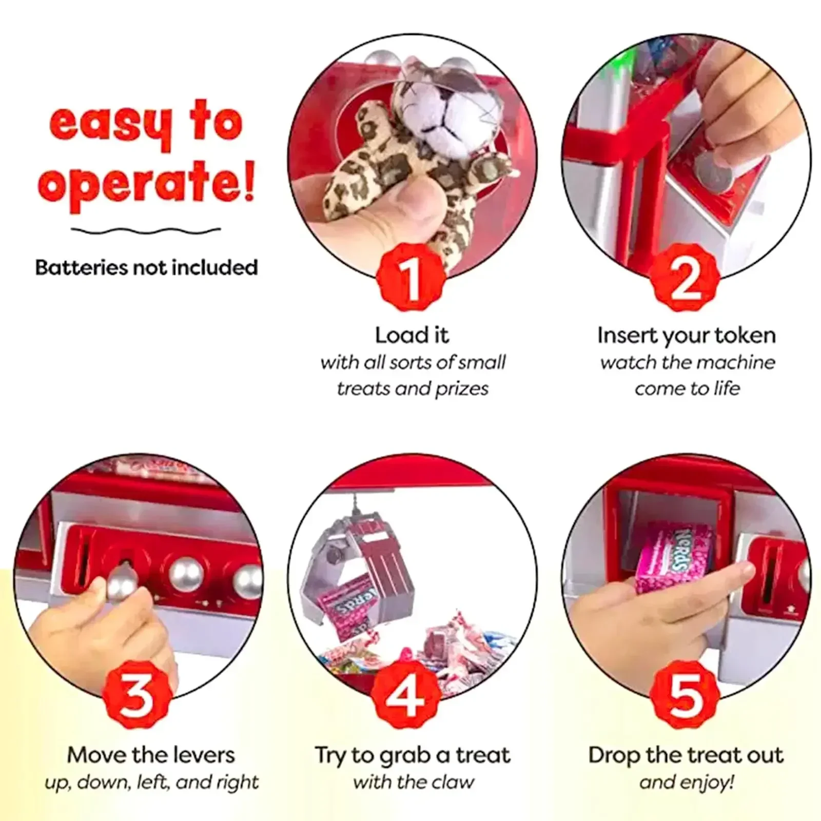 子供用コインで実行するミニゲーム DIY 人形爪マシン爪キャ - Claw Crane Machine のレビューと価格