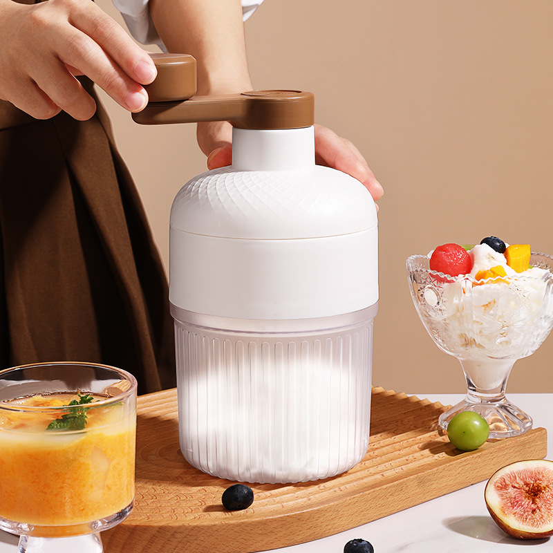 ポータブル手動かき氷メーカー、製氷皿付き、スノーコーンやスラ - Slushie Machine Vending のレビューと価格