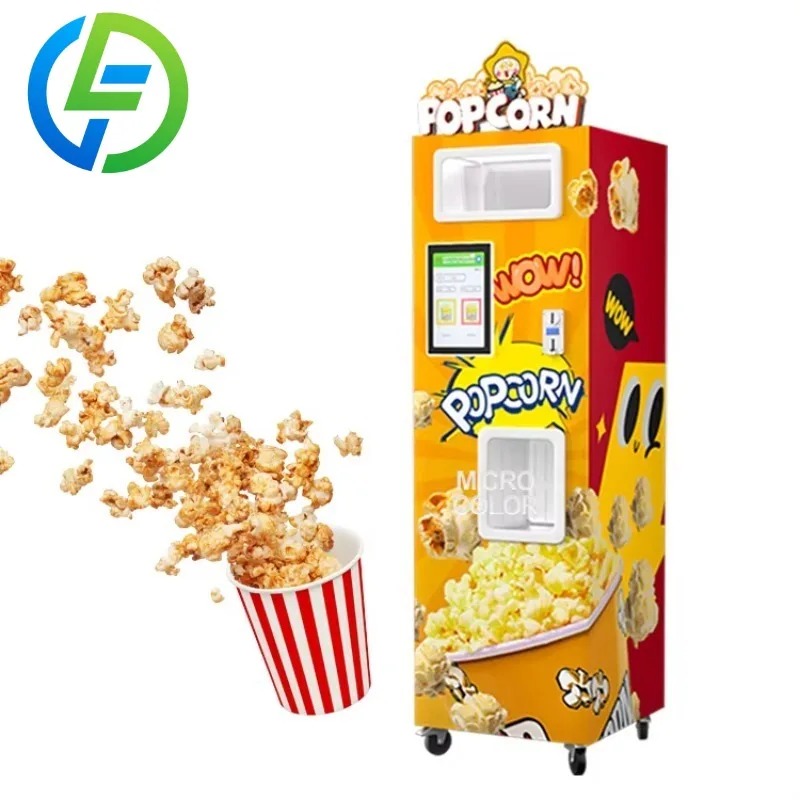 カスタマイズ可能な工場直送新型自動ポップコーン販売機 110 - Popcorn Vending Machine のレビューと価格