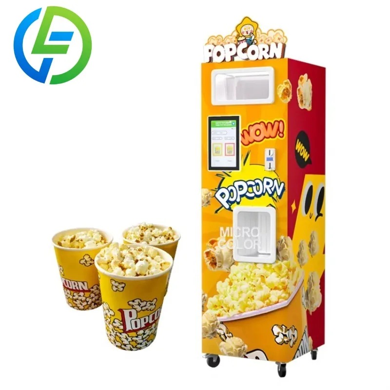 カスタマイズ可能な工場直送新型自動ポップコーン販売機 110 - Popcorn Vending Machine のレビューと価格