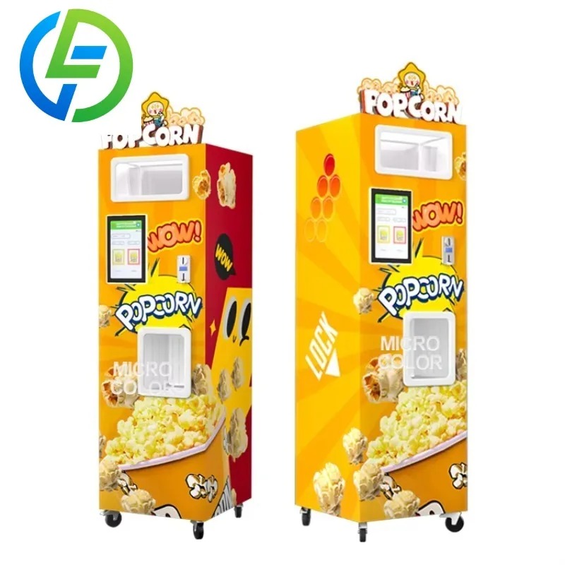 カスタマイズ可能な工場直送新型自動ポップコーン販売機 110 - Popcorn Vending Machine のレビューと価格