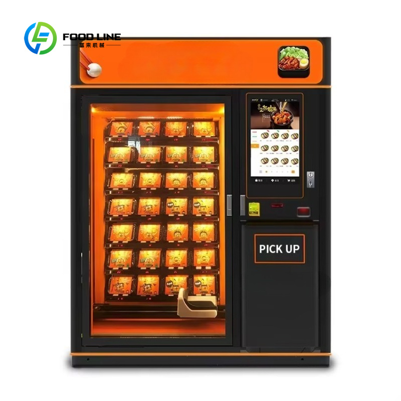 カスタマイズ可能な温かい食品自動販売機、ファーストフードサン - Popcorn Vending Machine のレビューと価格