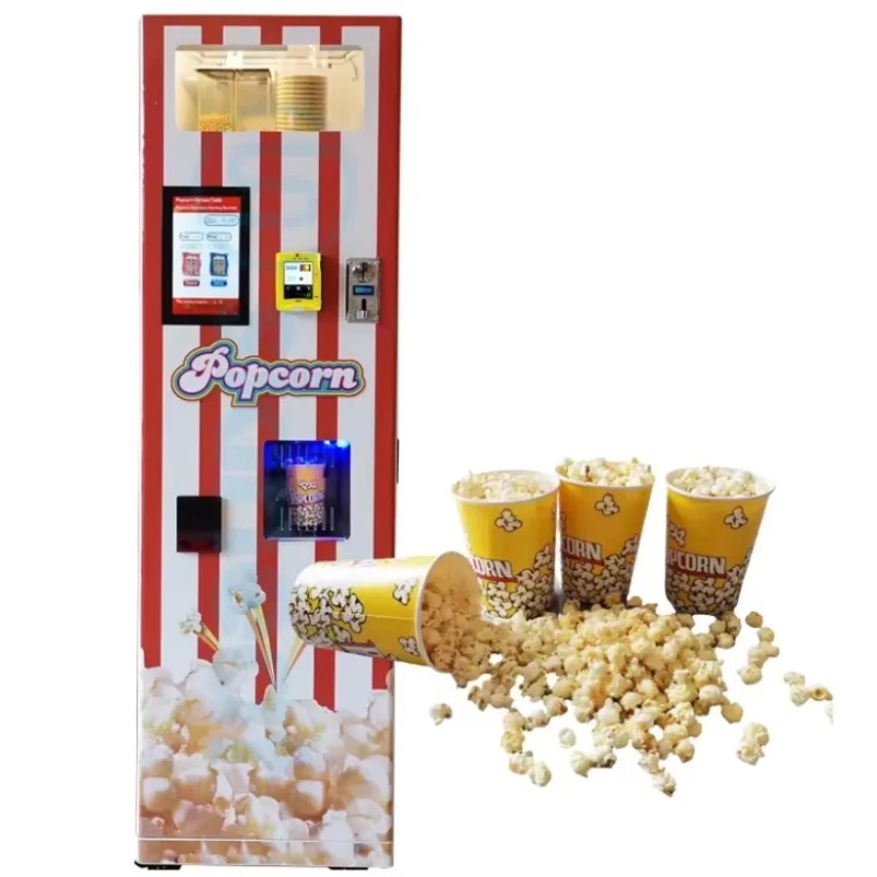 カスタマイズ可能な人気商品、塩味・甘味ポップコーン自動販売機 - Popcorn Vending Machine のレビューと価格