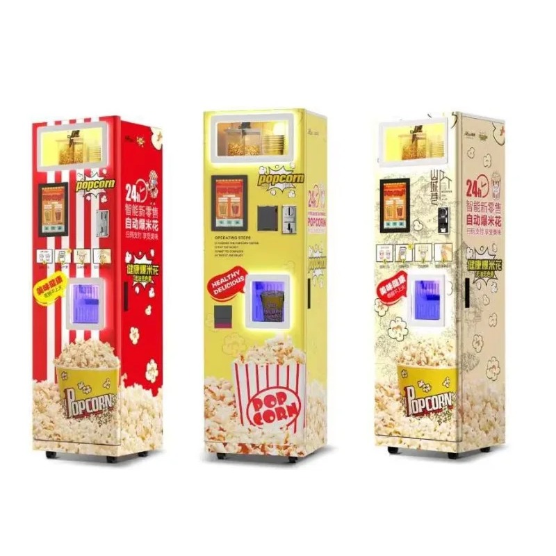 カスタマイズ可能な人気商品、塩味・甘味ポップコーン自動販売機 - Popcorn Vending Machine のレビューと価格