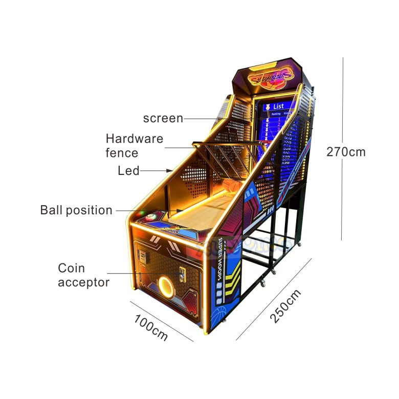業務用屋内コイン式電子バスケットボール＆ボクシングアーケード - Boxing Machine Arcade のレビューと価格