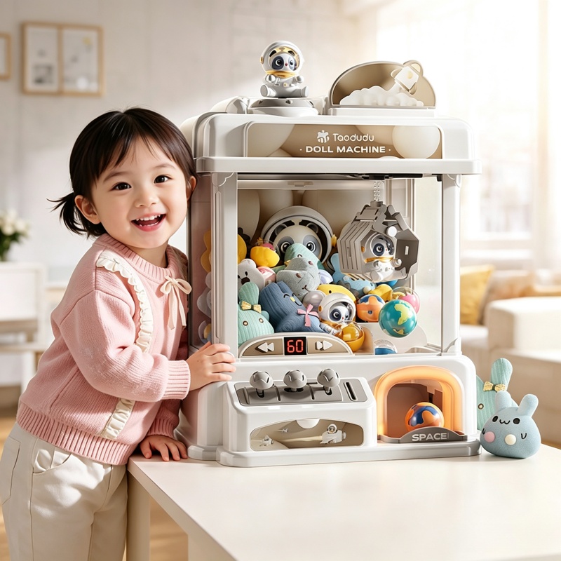 子供用ミニクレーンゲーム機、自動コイン式プレイゲーム、アーケ - Claw Crane Machine のレビューと価格