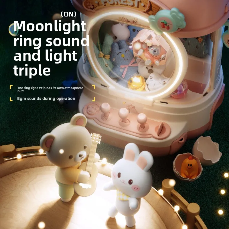 DIYドールマシン 子供用 コイン式ゲーム ミニクレーンゲー - Claw Crane Machine のレビューと価格