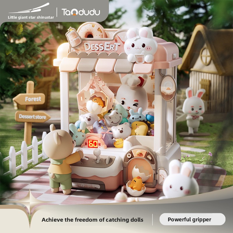 DIYドールマシン 子供用 コイン式ゲーム ミニクレーンゲー - Claw Crane Machine のレビューと価格