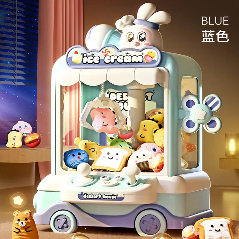 子供のためのウサギ人形のおもちゃ,光の音楽を備えたミニ漫画ク - Claw Crane Machine のレビューと価格