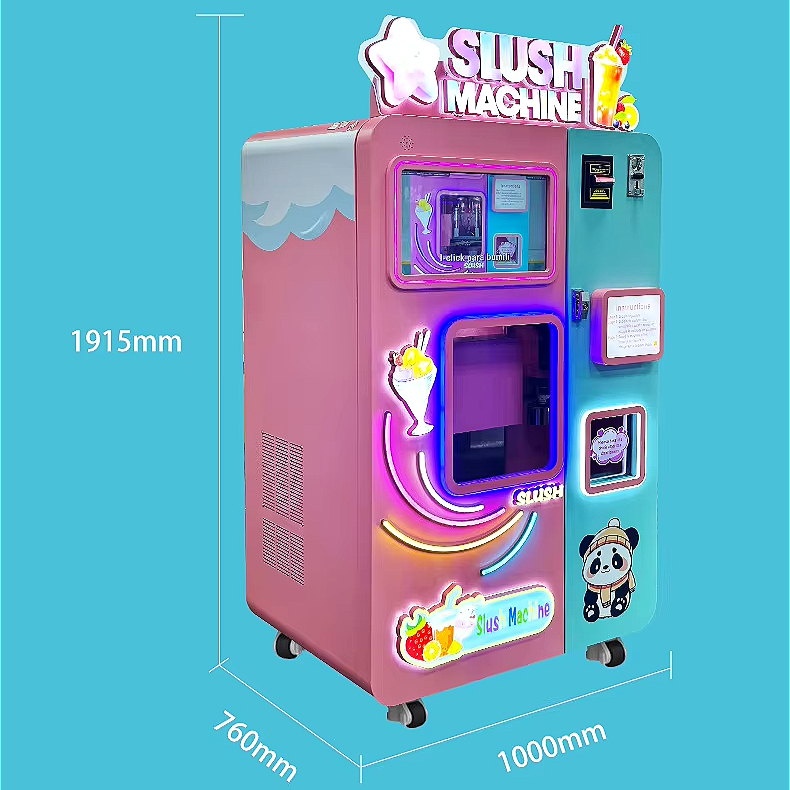 スラッシュ自動販売機、アイススラッシュマシン、自動冷凍ドリン - Slushie Machine Vending のレビューと価格
