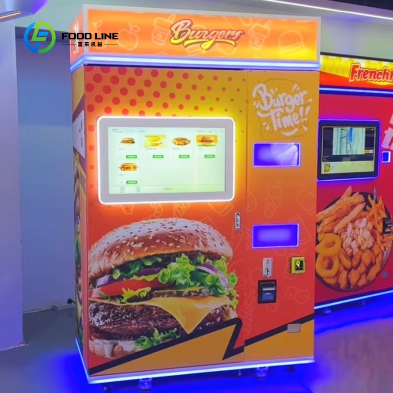 カスタマイズ可能な自動ハンバーガー製造販売機 24時間セルフ - Popcorn Vending Machine のレビューと価格