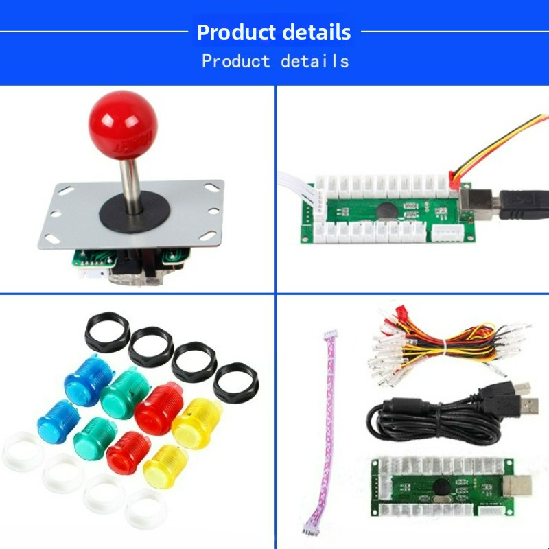 USBアーケードジョイスティックPCB三和5P DIY LE - Arcade Button Pcb のレビューと価格