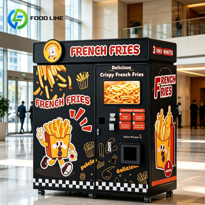 全自動ポテトフライ自動販売機スマートフライキオスクスキャン決 - Popcorn Vending Machine のレビューと価格