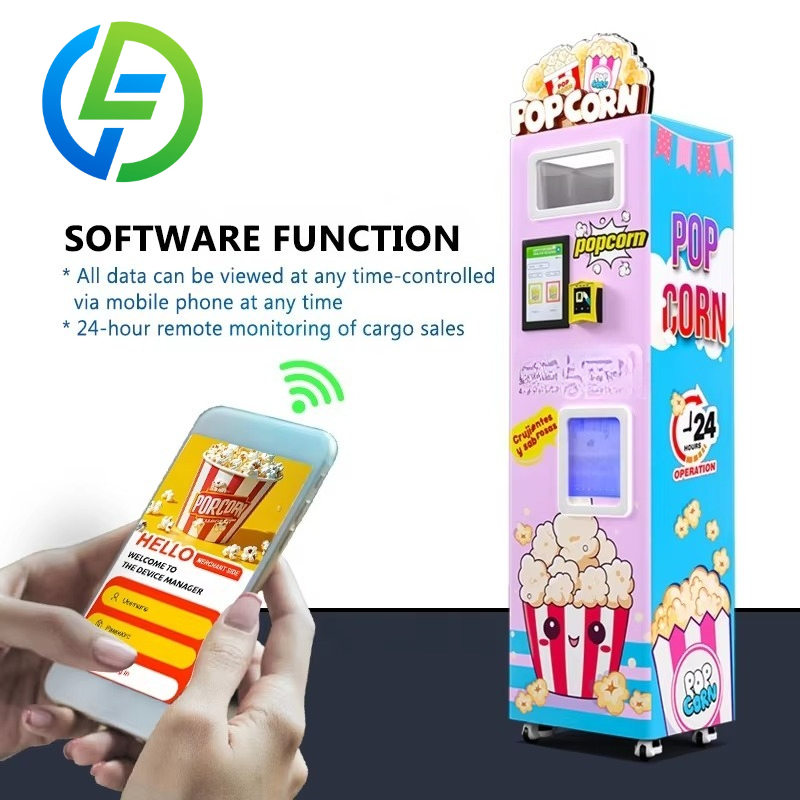 カスタマイズ可能な工場向けインテリジェント管理ポップコーンメ - Popcorn Vending Machine のレビューと価格