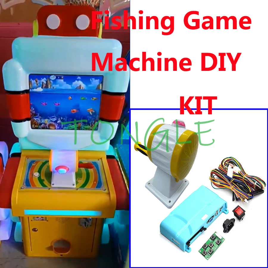 アーケードフィッシングゲームDIYキット、ワイヤーケーブル付 - Joystick Arcade Parts のレビューと価格