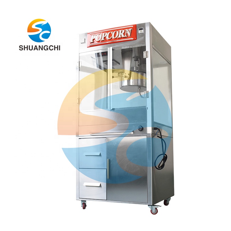 双池工場製 32オンス業務用ポップコーンマシン ステンレス製 - Popcorn Vending Machine のレビューと価格